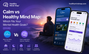 Calm vs Healthy Mind Map